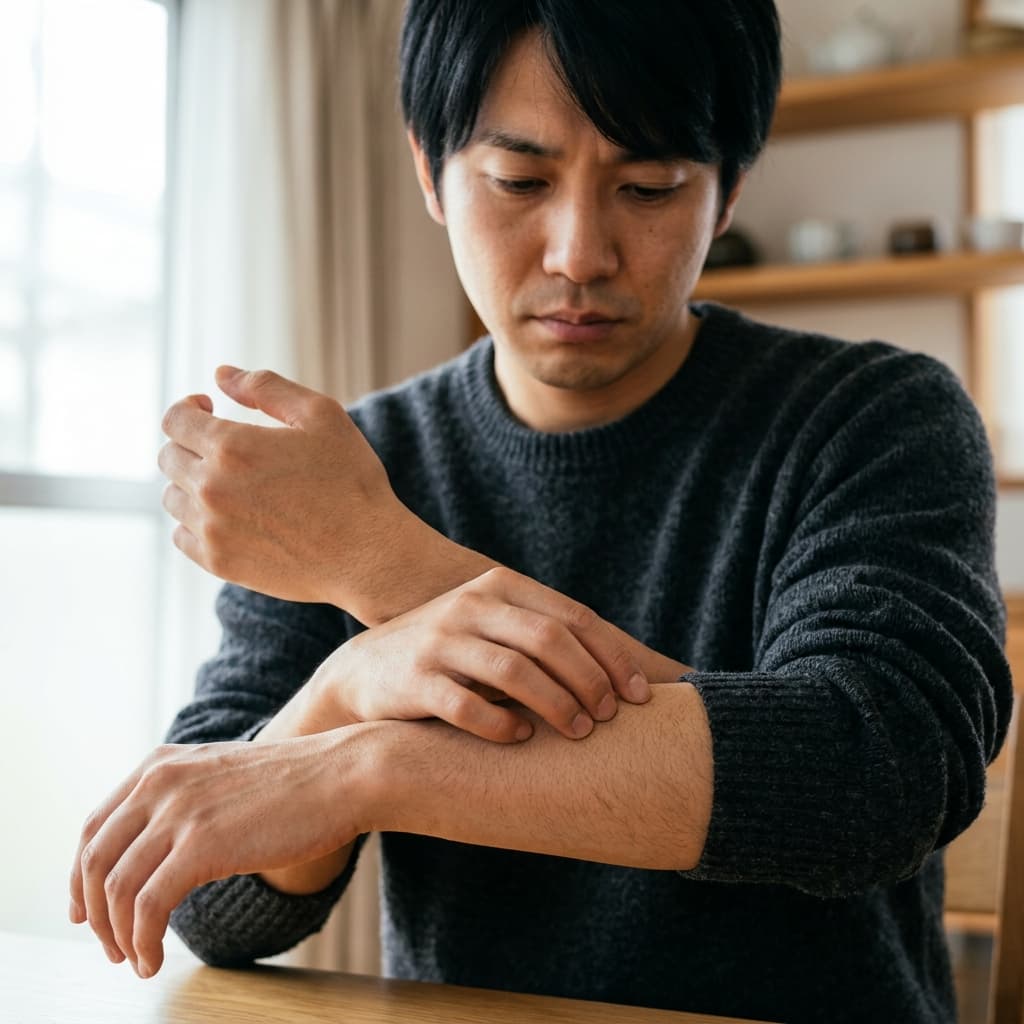 手足の痺れのイメージ